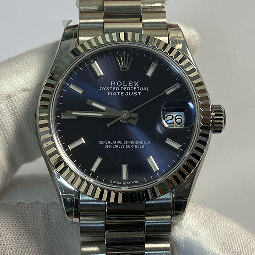 コレクション商品 ROLEX コピー時計 デイトジャスト278274 ブルー文字盤 31mm 自動巻き 